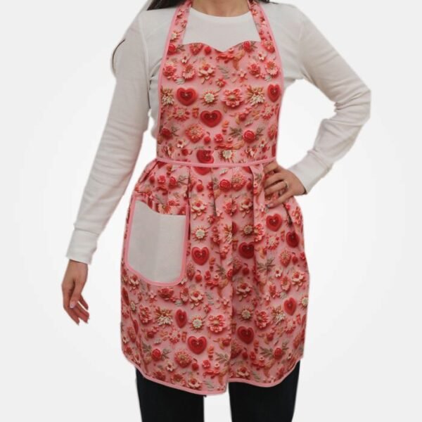 I Ricami del Cuore Cucina Grembiule Gonna a ruota Rose con tela Aida – XPCU91.04
