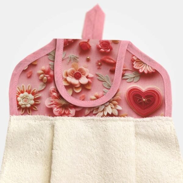 I Ricami del Cuore Asciughino  Asciughino Rose in Spugna con tela Aida – XPCU91.11