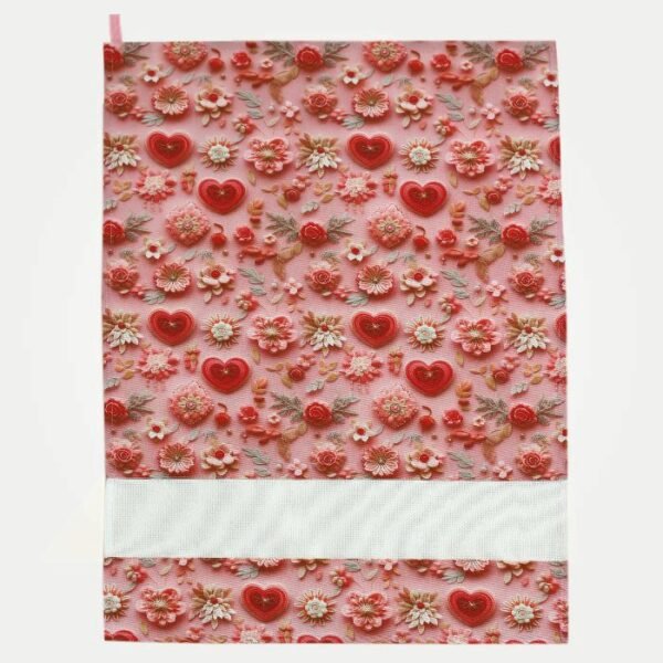I Ricami del Cuore Cucina Strofinaccio Rose con tela Aida – XPCU91.12