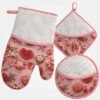 I Ricami del Cuore Cucina Set Guantone e Presine Rose con tela Aida – XPCU91.20 7