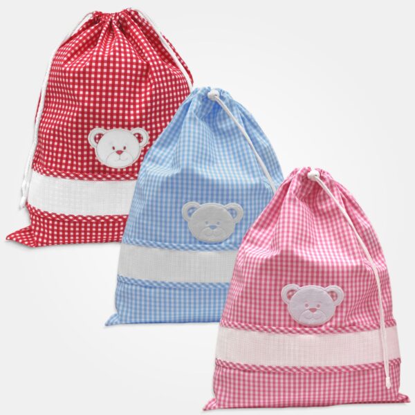 I Ricami del Cuore Linea Asilo Sacchetto asilo con Tela AIDA e Faccia Orso – SA712.14