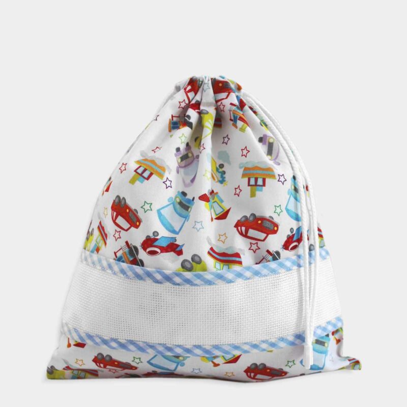 I Ricami del Cuore Linea Asilo Sacchetto merenda asilo con tela Aida – SA817.16 5