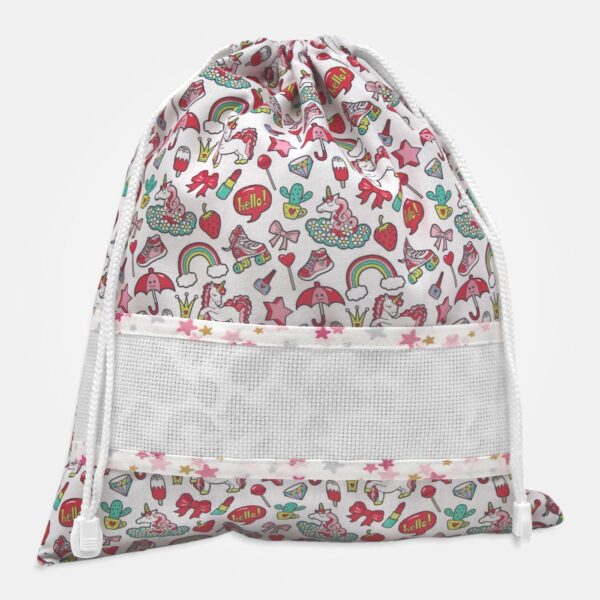 I Ricami del Cuore Linea Asilo Sacchetto merenda asilo con tela Aida – SA889.16 I Ricami del Cuore Linea Asilo Sacchetto merenda asilo con tela Aida – SA889.16