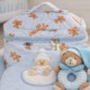 I Ricami del Cuore Coordinati Set Beauty + Copertina Culla + Sonaglio Orsetto – XPOG23 10