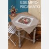 I Ricami del Cuore Centro tavola e Runner Centro tavola 90×90 cm con tela Aida – XPVV15 7