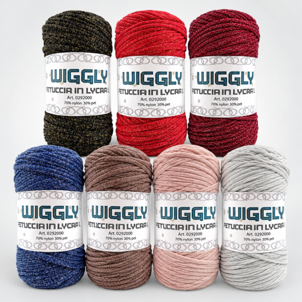 I Ricami del Cuore Fettucce per Borse Fettuccia per borse in Lycra Lamè Wiggly Bijiou – XPFT292000