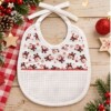 I Ricami del Cuore Bavaglie Natalizie Bavaglia Babbo Natale con Tela Aida – NA252 6