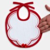 I Ricami del Cuore Bavaglie Natalizie Bavaglia natalizia in spugna con Tela Aida – NA155 8