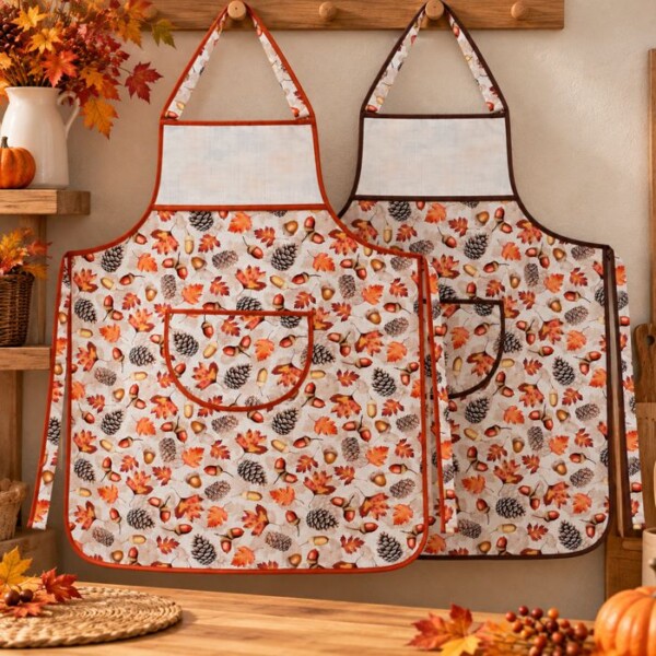 I Ricami del Cuore Cucina Grembiule Intero Autunno – XPCU716.04