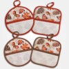 I Ricami del Cuore Cucina Set due presine Autunno –XPCU716.19 5