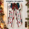 I Ricami del Cuore Fuori porta natalizi Fuori Porta Fiocco Gnomi – XPFP32 12