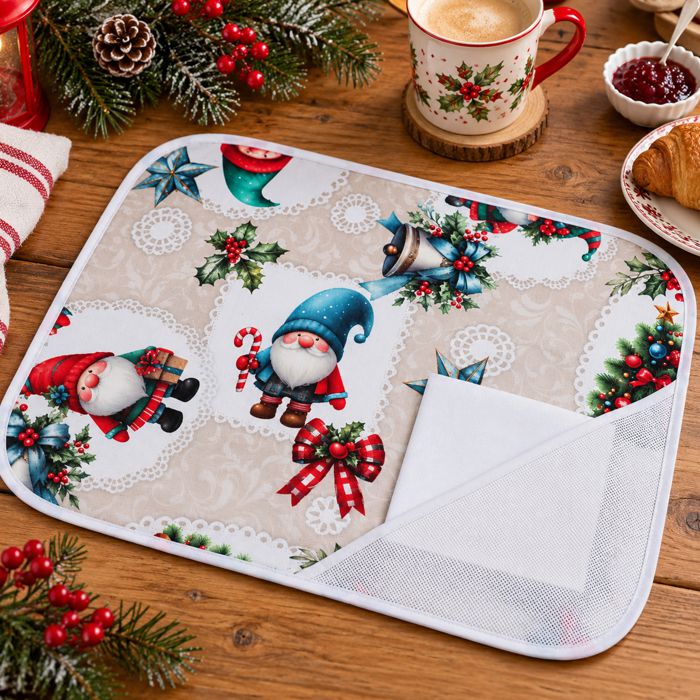 I Ricami del Cuore Linea Natale Tovaglietta Americana Gnomi – XPNA52.02 5 I Ricami del Cuore Linea Natale Tovaglietta Americana Gnomi – XPNA52.02 5