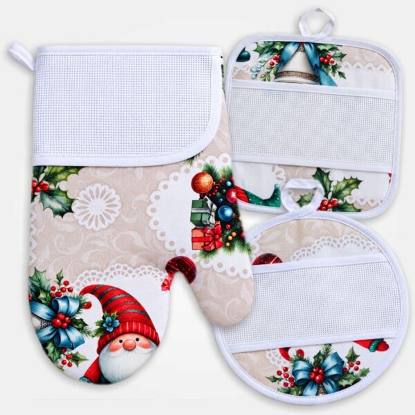 I Ricami del Cuore Guantoni e presine natalizie Set Guantone e Presine Gnomi – XPNA52.20 2 I Ricami del Cuore Guantoni e presine natalizie Set Guantone e Presine Gnomi – XPNA52.20 2