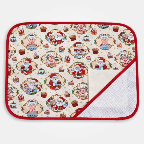 I Ricami del Cuore Linea Natale Tovaglietta Americana Babbo Dolci – XPNA56.02 2