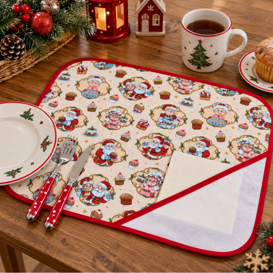 I Ricami del Cuore Linea Natale Tovaglietta Americana Babbo Dolci – XPNA56.02 5 I Ricami del Cuore Linea Natale Tovaglietta Americana Babbo Dolci – XPNA56.02 5
