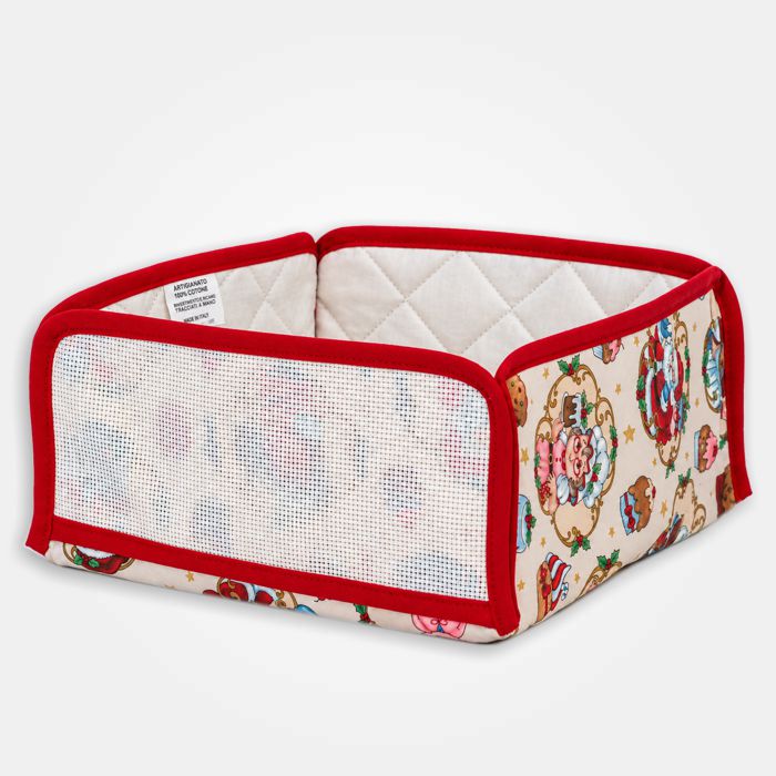 I Ricami del Cuore Linea Natale Cestino Porta Pane Gnomi – XPNA52.01 8