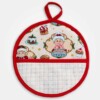 I Ricami del Cuore Guantoni e presine natalizie Set Guantone e Presine Babbo Dolci – XPNA56.20 13