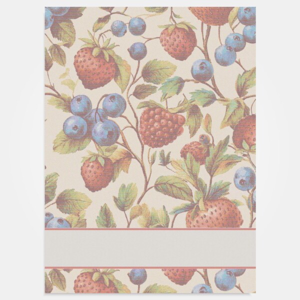 I Ricami del Cuore Cucina Strofinaccio Berries con tela Aida – XPST173
