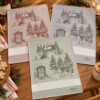 I Ricami del Cuore Linea Natale Strofinaccio Sussurro con tela Aida – XPSTNA89 6