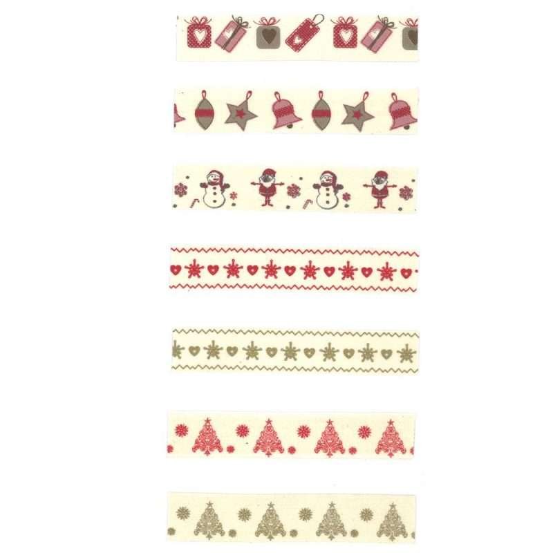 I Ricami del Cuore Linea Natale Passamanerie decorative in box di cartone, 24 Rotoli da 3mt – ASPNA1 5