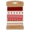 I Ricami del Cuore Linea Natale Set da 3 Blister di nastri decorativi, fantasie assortite – ASPS101 9