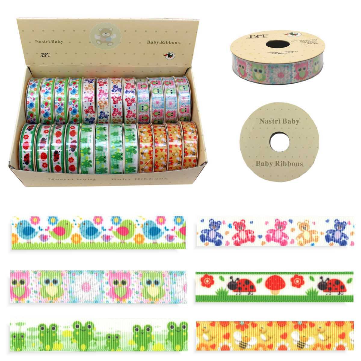 I Ricami del Cuore Passamanerie in Box Nastri Baby decorativi in box di cartone, 24 Rotoli da 3mt – ASPS17 5 I Ricami del Cuore Passamanerie in Box Nastri Baby decorativi in box di cartone, 24 Rotoli da 3mt – ASPS17 5