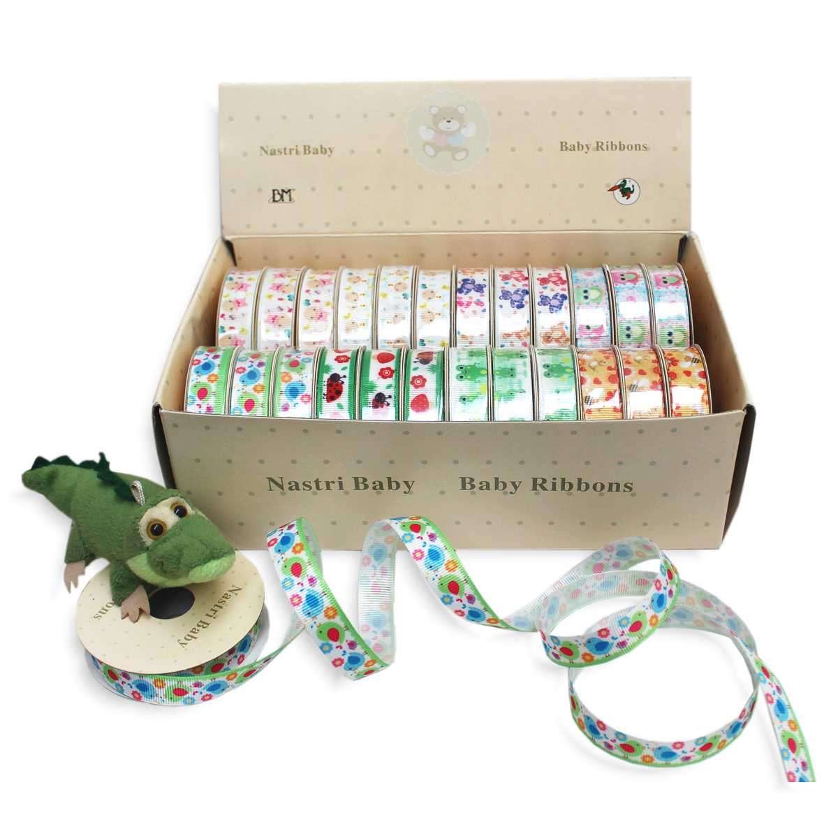 I Ricami del Cuore Passamanerie in Box Nastri Baby decorativi in box di cartone, 24 Rotoli da 3mt – ASPS17 6 I Ricami del Cuore Passamanerie in Box Nastri Baby decorativi in box di cartone, 24 Rotoli da 3mt – ASPS17 6