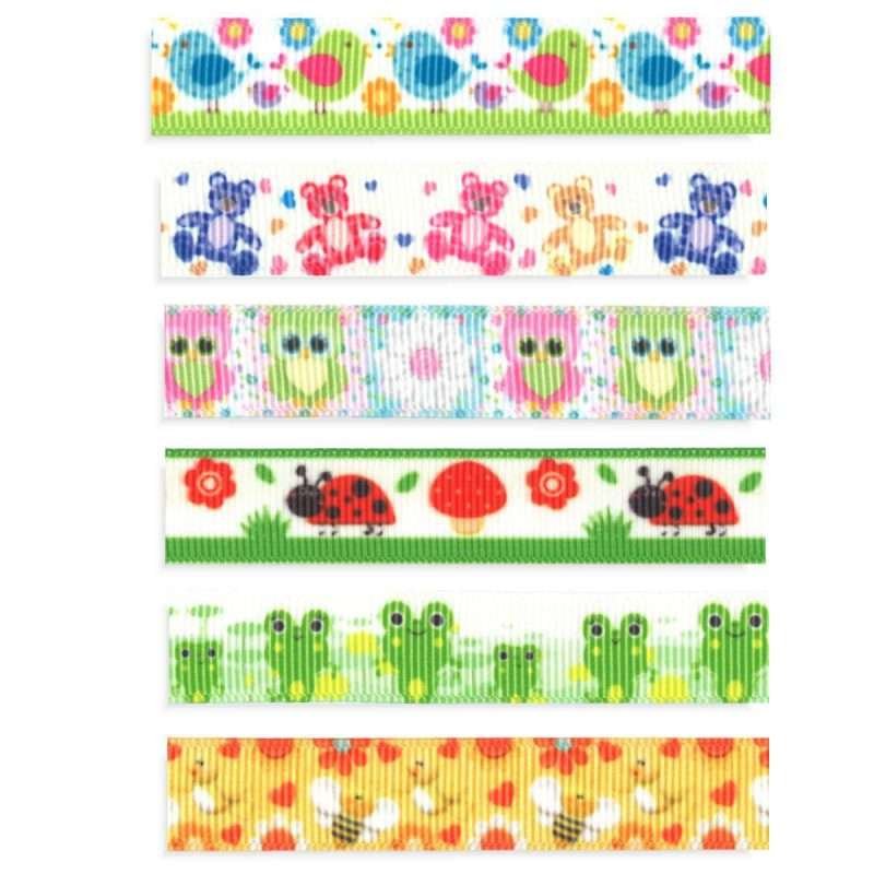 I Ricami del Cuore Passamanerie in Box Nastri Baby decorativi in box di cartone, 24 Rotoli da 3mt – ASPS17 7