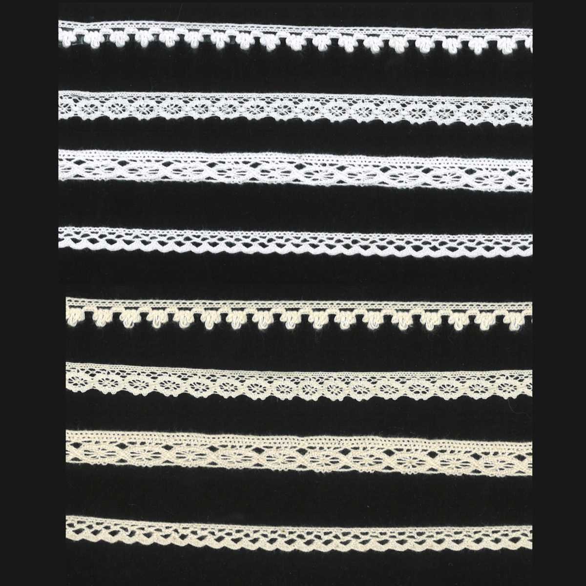 I Ricami del Cuore Passamanerie in Box Pizzi assortiti in box di cartone, 24 Rotoli da 3mt – ASPS21 7 I Ricami del Cuore Passamanerie in Box Pizzi assortiti in box di cartone, 24 Rotoli da 3mt – ASPS21 7