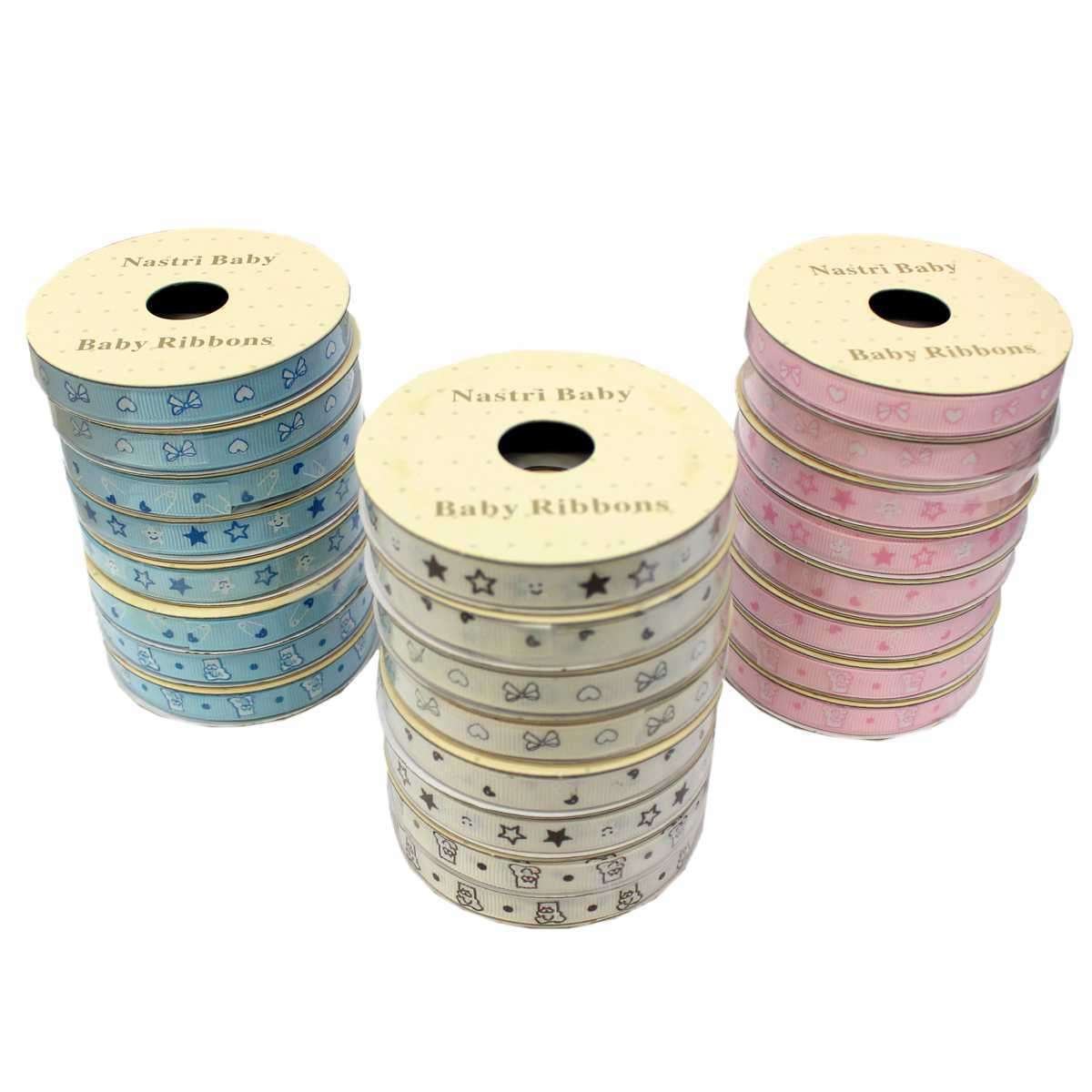 I Ricami del Cuore Passamanerie in Box Nastri Baby decorativi in box di cartone, 24 Rotoli da 4,57mt – ASPS22 5 I Ricami del Cuore Passamanerie in Box Nastri Baby decorativi in box di cartone, 24 Rotoli da 4,57mt – ASPS22 5