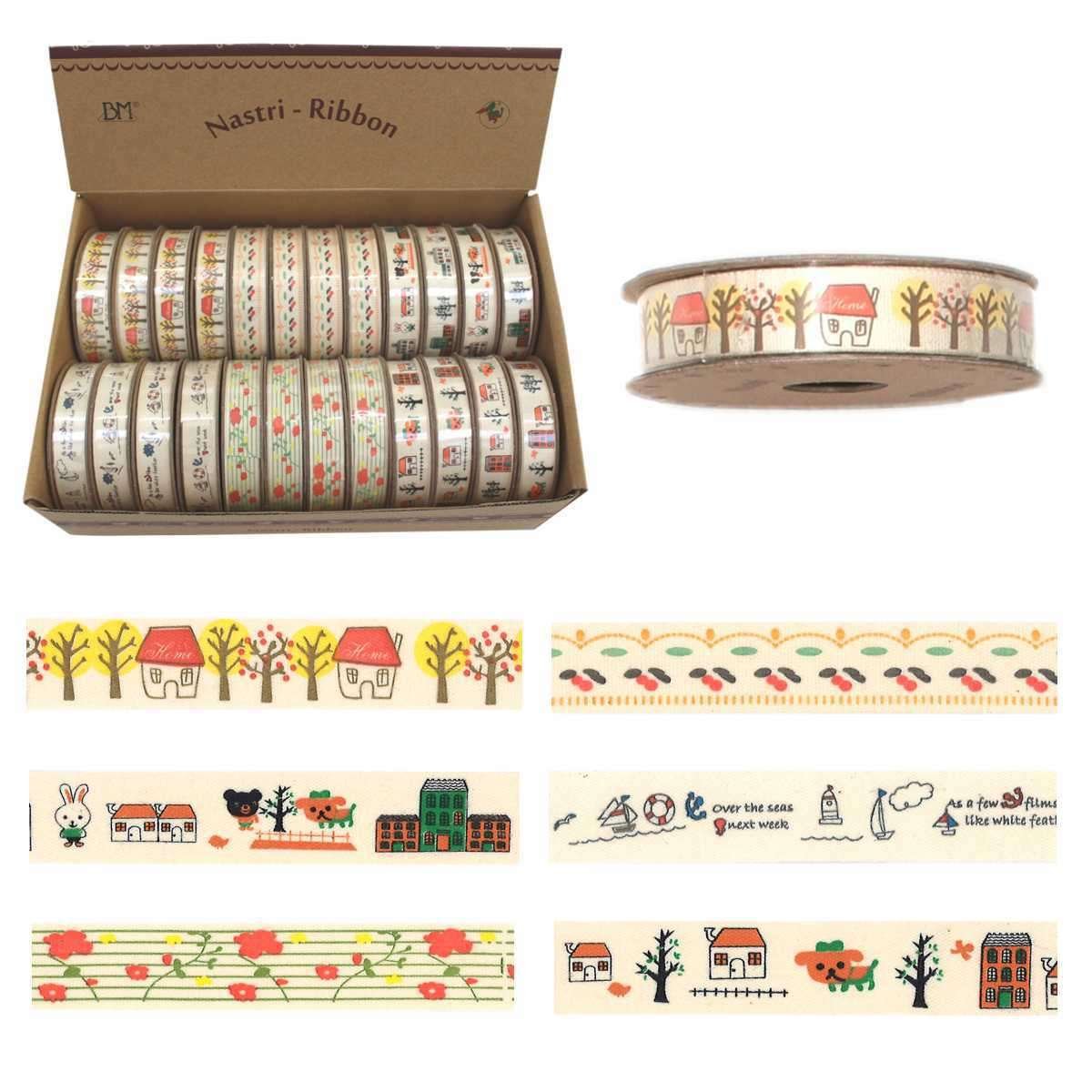 I Ricami del Cuore Linea Natale Passamanerie decorative in box di cartone, 24 Rotoli da 3mt – ASPS9 4