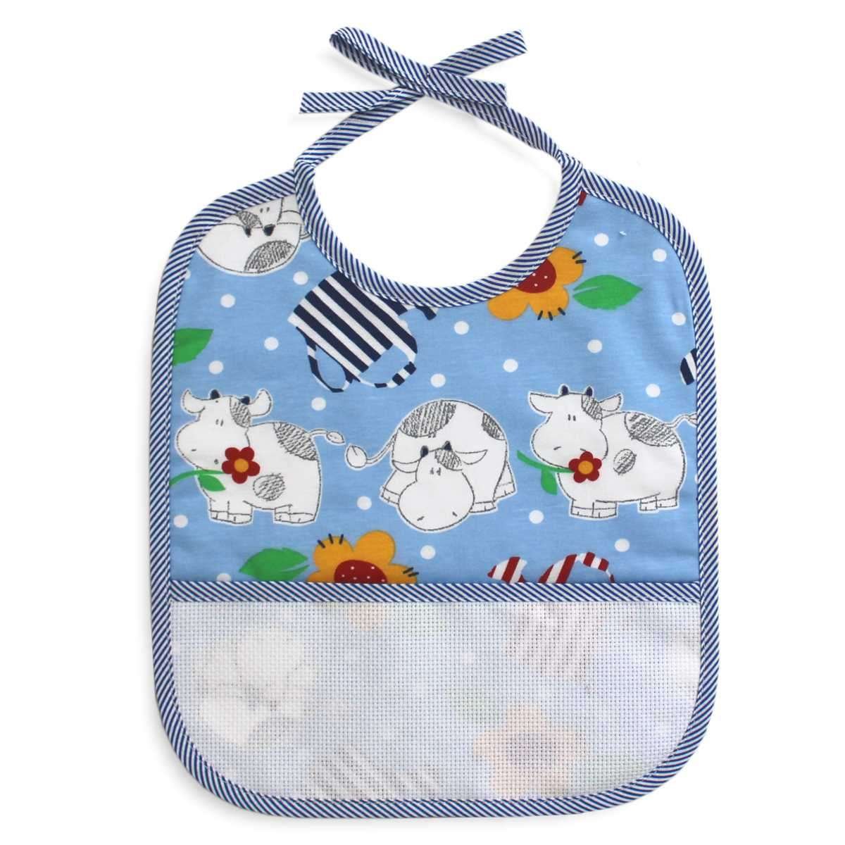 I Ricami del Cuore Bavaglie Kit con Bavaglia, 2 Matassine Moulinè, 1 Schema ricamo – BV1059.KIT 5 I Ricami del Cuore Bavaglie Kit con Bavaglia, 2 Matassine Moulinè, 1 Schema ricamo – BV1059.KIT 5