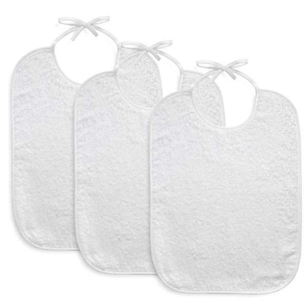 I Ricami del Cuore Bavagli per Adulti Set 3 pezzi Bavaglia/Bavaglio per adulti in spugna – BV207-208 3