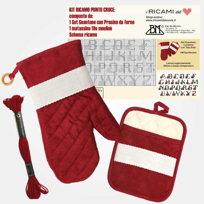 I Ricami del Cuore Set guantone e presine Set Guantone e Presine – XPCU100.20_155 11