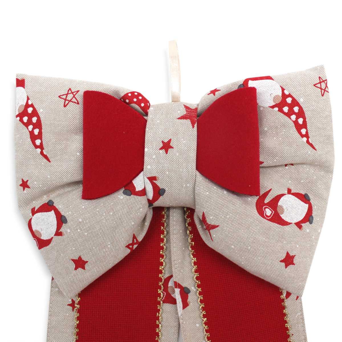 I Ricami del Cuore Fuori porta natalizi Fuori Porta Fiocco Gnomi rossi – FP57 4