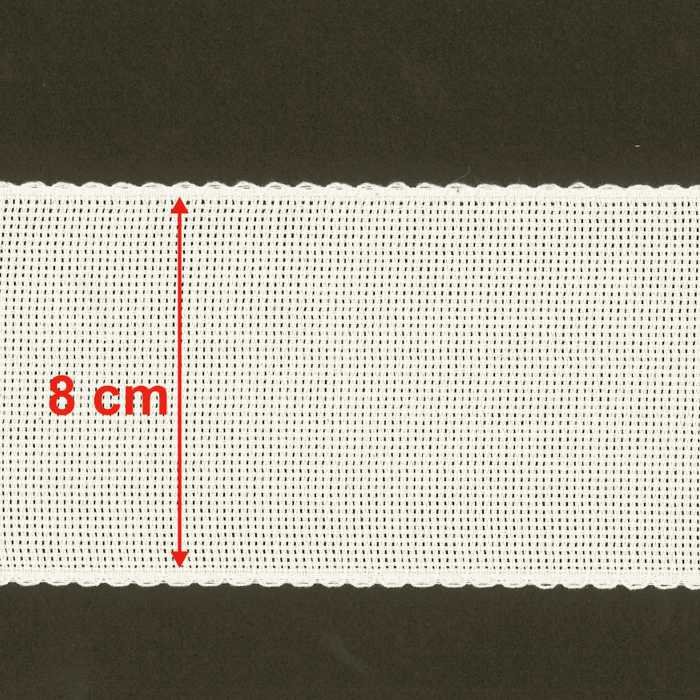 I Ricami del Cuore Bordure In Tela Aida 1 Mt. Bordo in Tela Aida mm.80 – MPTL80 5