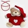 I Ricami del Cuore Idee regalo natalizie Orsacchiotto di Natale con Bavaglino – NA17 6