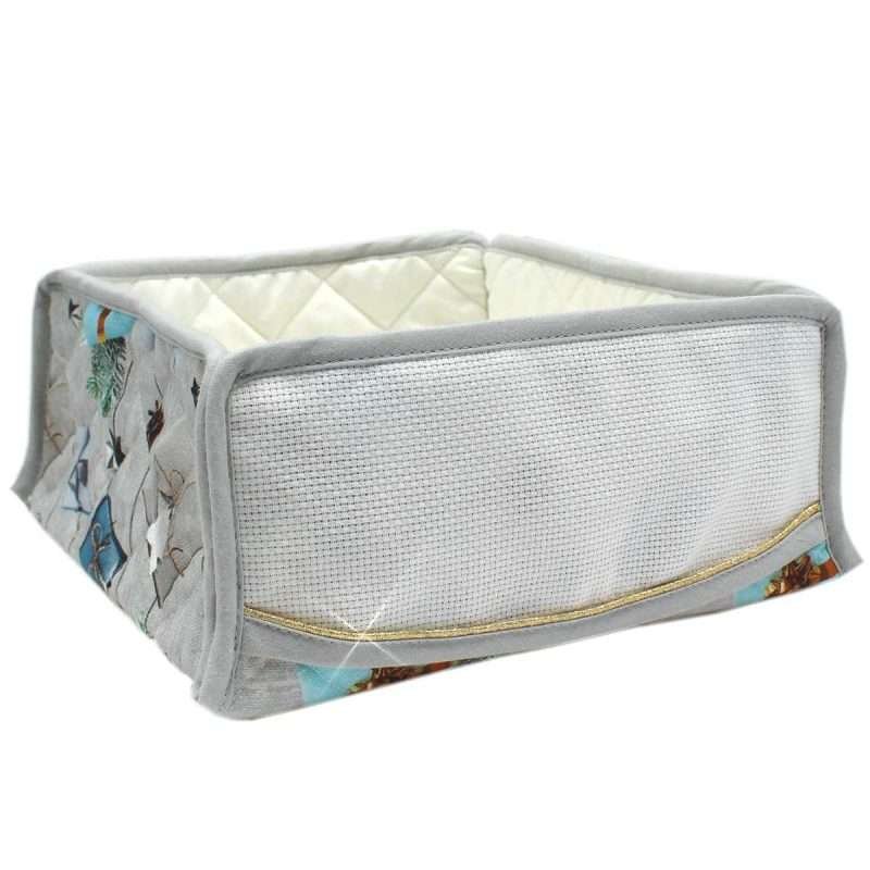 I Ricami del Cuore Portapane Cestino Porta Pane natalizio – CU732.10 3