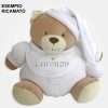 I Ricami del Cuore Peluches Orsacchiotto bianco con Bavaglino – OG173 6