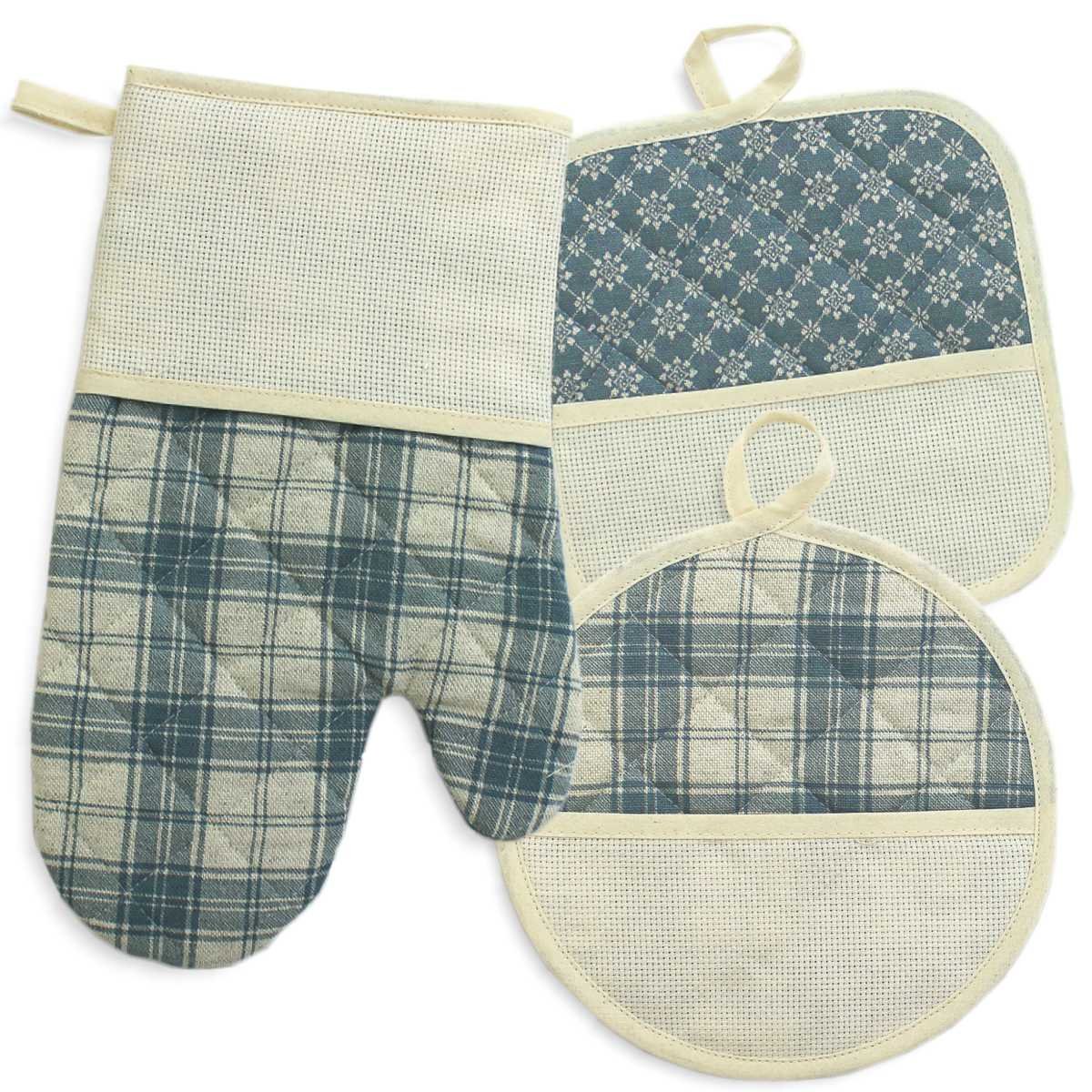 I Ricami del Cuore Cucina Set Guantone e Presine – XPCU123.20 3