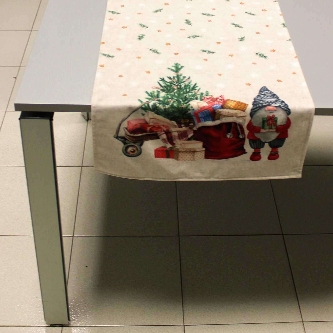 I Ricami del Cuore Centri tavola natalizi Runner in ciniglia – XPNA44.28 4