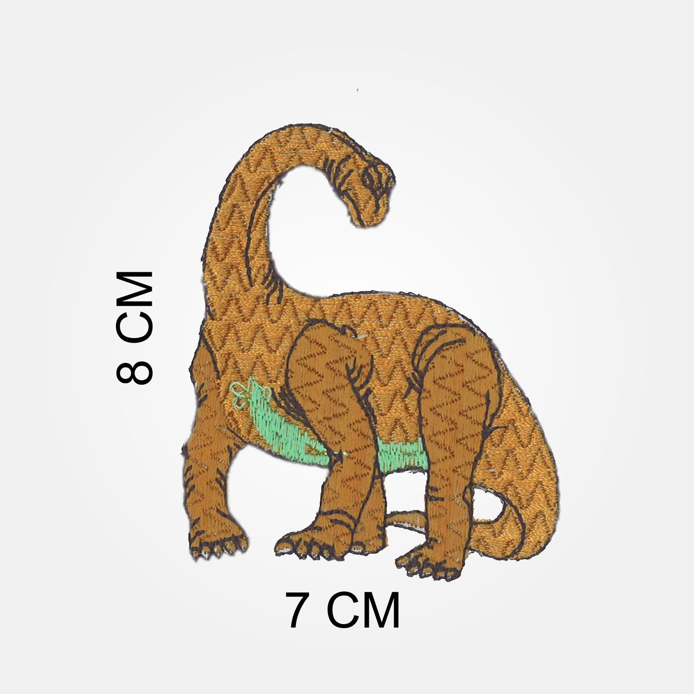 I Ricami del Cuore Applicazioni 4 pz di applicazioni termoadesiva Dinosauri – AP9565.4 5
