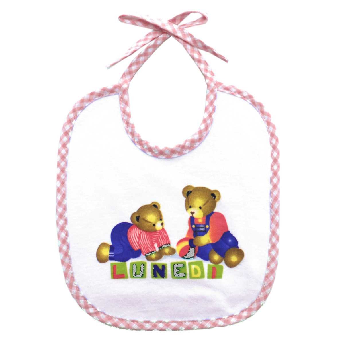 I Ricami del Cuore Bavaglie Senza Tela Aida Bavaglie settimana set da 7 pz – BV1007 11 I Ricami del Cuore Bavaglie Senza Tela Aida Bavaglie settimana set da 7 pz – BV1007 11