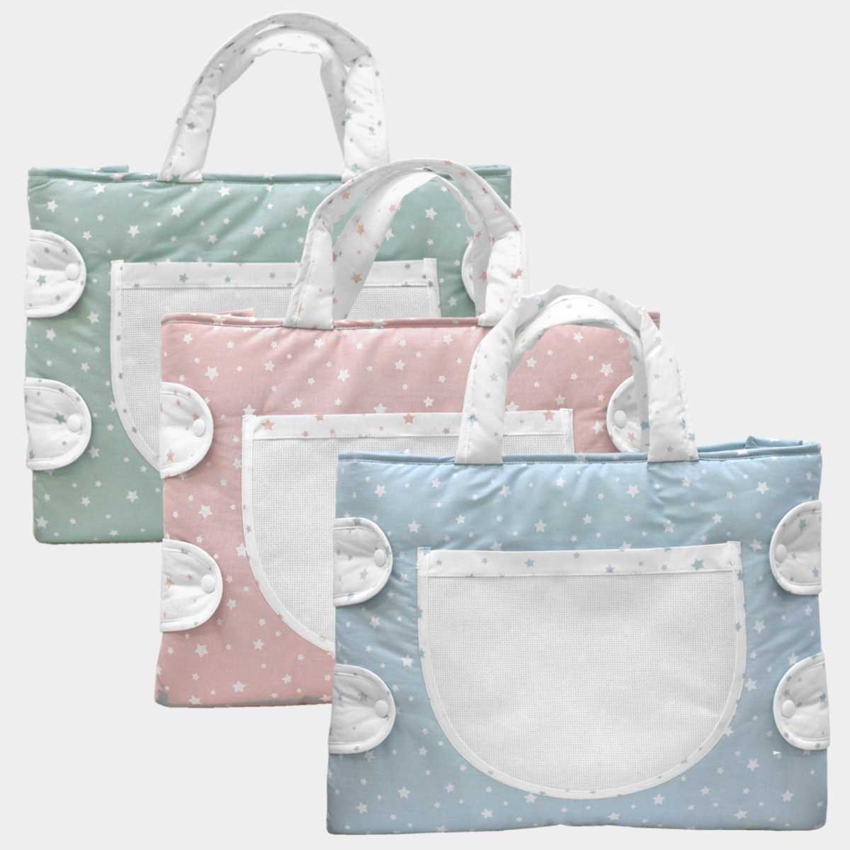 I Ricami del Cuore Coordinati Borsa Fasciatoio con Tela AIDA – CO230.19 3 I Ricami del Cuore Coordinati Borsa Fasciatoio con Tela AIDA – CO230.19 3