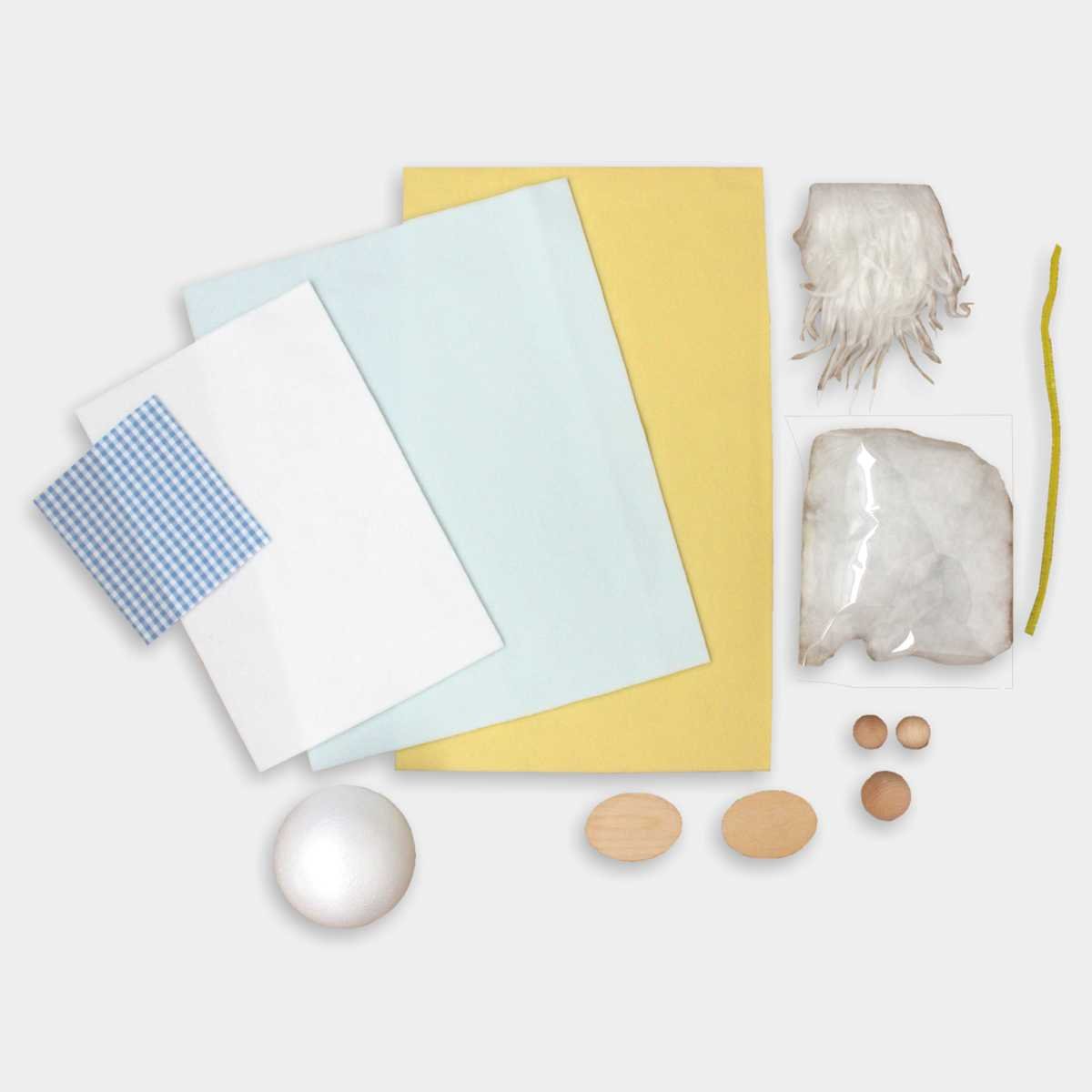 I Ricami del Cuore Decorazioni Pasqua Kit gnomo coniglio pasquale maschio – KIT209 4