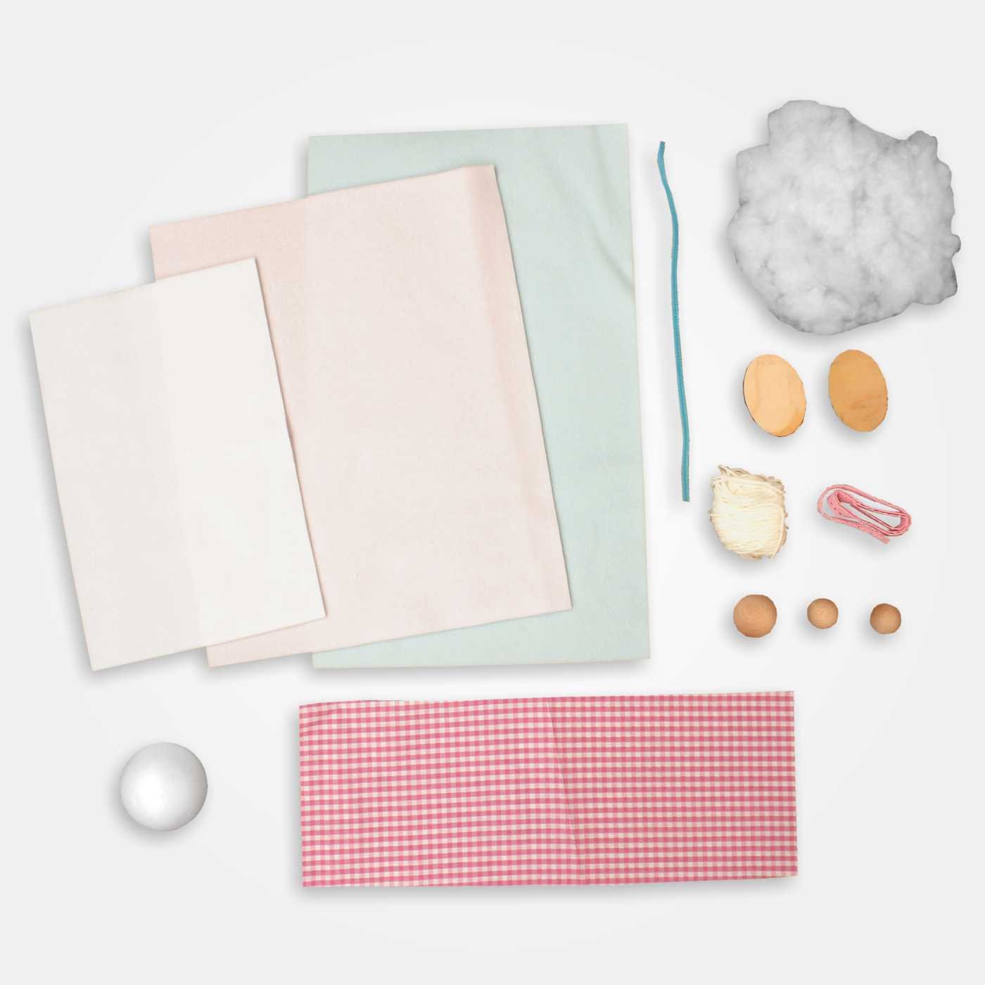 I Ricami del Cuore Decorazioni Pasqua Kit gnomo coniglio pasquale femmina – KIT210 4