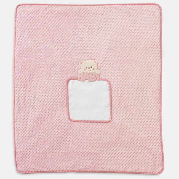 I Ricami del Cuore Culla Copertina da culla in soft pile con tela Aida – LE596