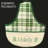 I Ricami del Cuore Bagno Porta mollette da bucato con Tela AIDA – OG769 6