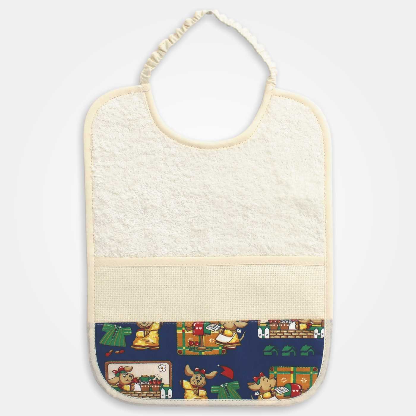 I Ricami del Cuore Linea Asilo Set asilo bavaglia e salvietta con tela Aida – SA923 5