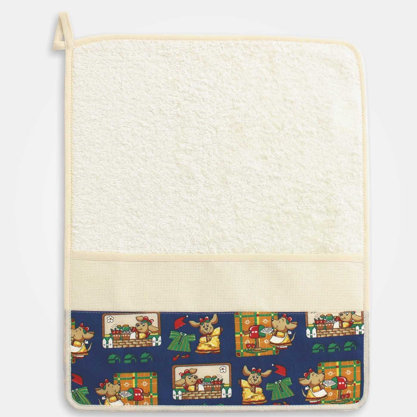 I Ricami del Cuore Linea Asilo Set asilo bavaglia e salvietta con tela Aida – SA923 4